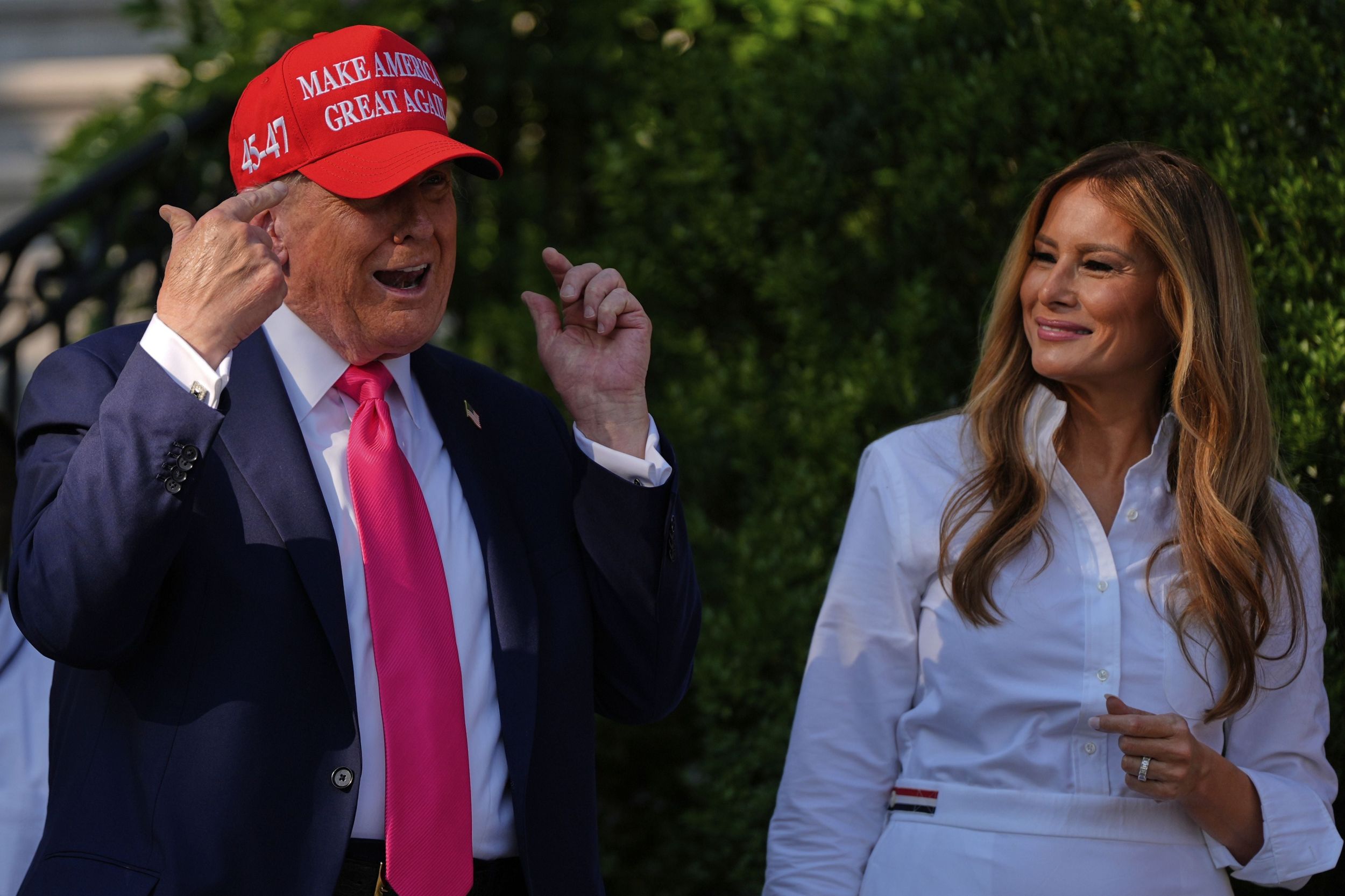 Der wundersame Wandel der Melania Trump brachte sie ihren Donald gar