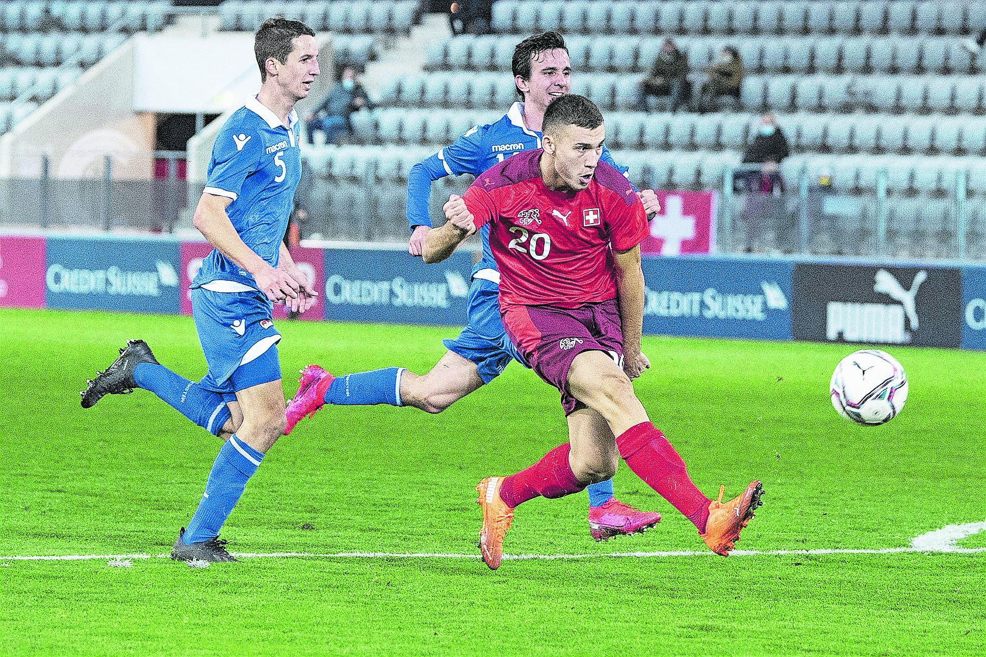 FUSSBALL, CHE LIE, SCHWEIZ LIECHTENSTEIN, QUALIFIKATION, U21 EM, U21 EUROPAMEISTERSCHAFTEN, U-21 EM, U-21 EUROPAMEISTERSCHAFTEN,